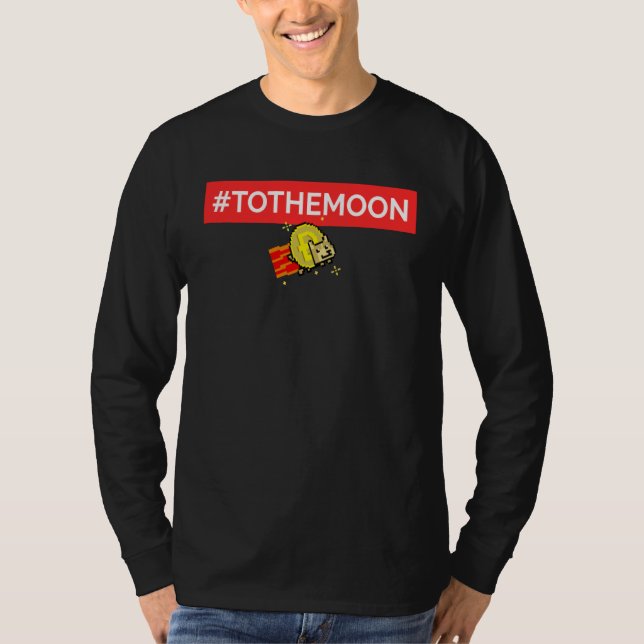 T-shirt Dogecoin To The Moon (Devant)