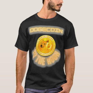 T-shirt Dogecoin To the Moon Doge drôle