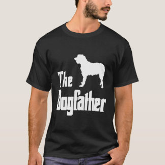 T-shirt Dogfather Funny Chig Cadeau Funny Irish Wolfhound