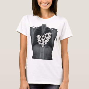 T-shirt Doggie Heart X-Ray - Amusant Doggie Chien Concepti