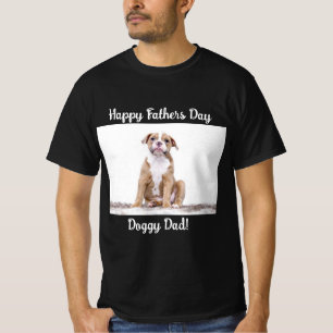 T-shirt Doggy Papa   FÊTE DES PÈRES   Photo personnalisée 