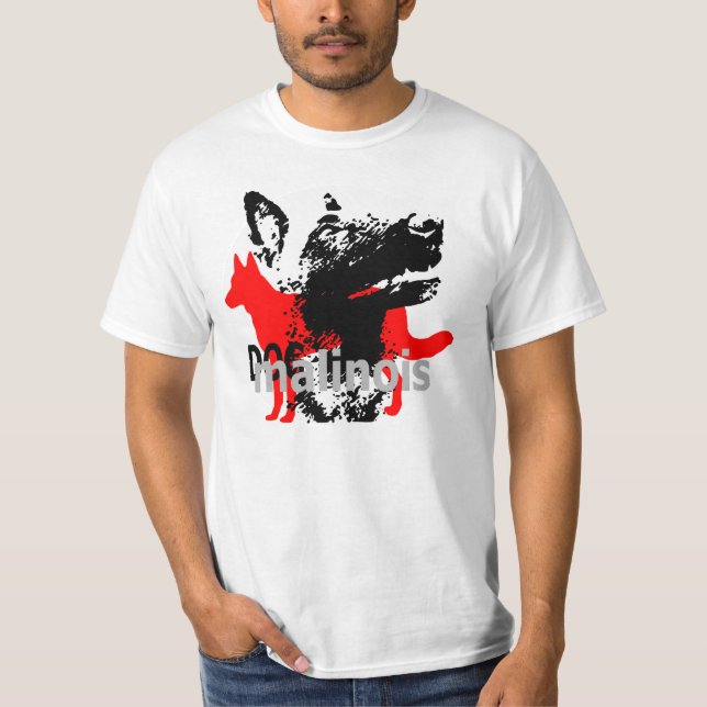 t-shirt dogmali malinois (Devant)