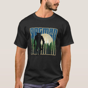T-shirt Dogman - Michigan Wisconsin Cryptid Retro Werewolf