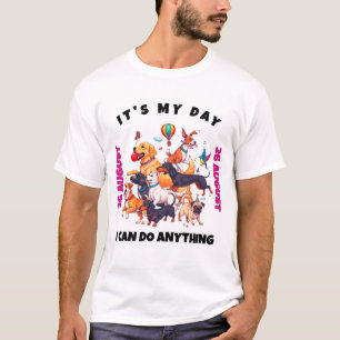 T-shirt Dogs' Day Out: Fun Design for National Dog Day on