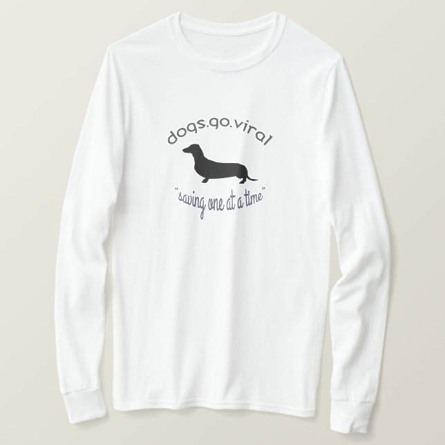 T-shirt dogs.go.viral (Design devant)