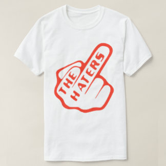 T-shirt Doigts rouge/blanc mode urbaine