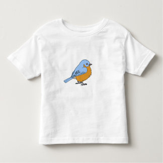 T-shirt d'oiseau bleu