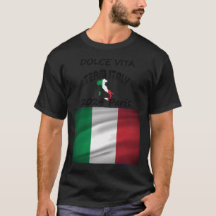 T-shirt Dolce Vita Italie 2024 À Paris Pour Les Jeux Olymp