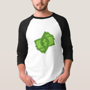 T-shirt Dollar de l'argent du dessin