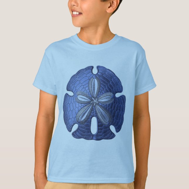 T-shirt Dollar de sable bleu (Devant)