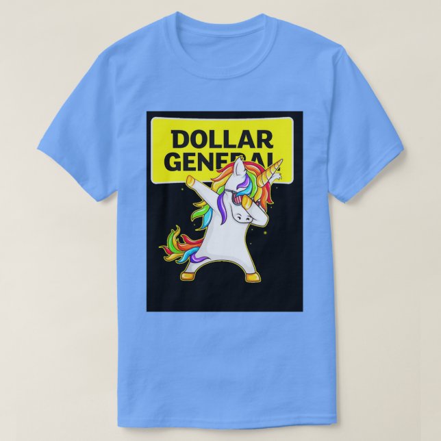 T-shirt Dollar General Dollar General Unicorn Dabbing Unis (Design devant)