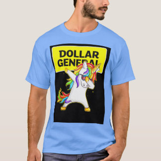 T-shirt Dollar General Dollar General Unicorn Dabbing Unis
