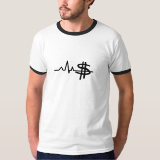 T-shirt Dollar sur le battement de chaleur