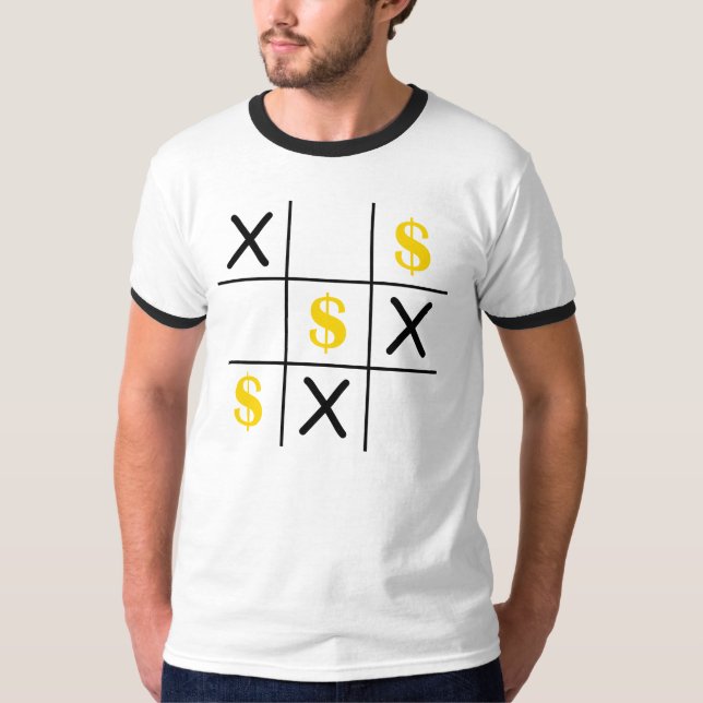 T-shirt Dollar Tic Tac Toe (Devant)