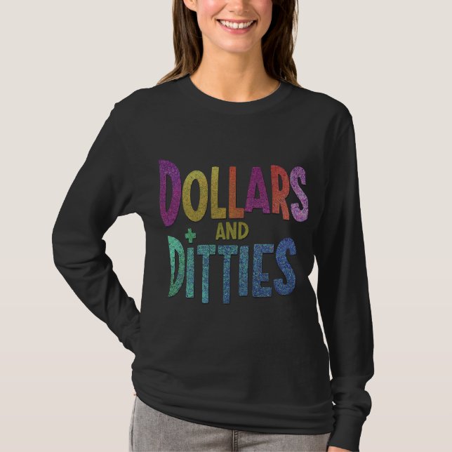 T-shirt Dollars et quittés (Devant)