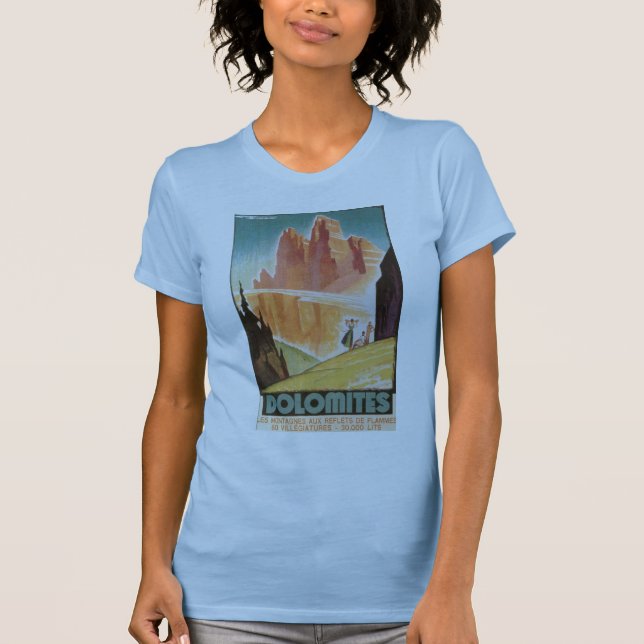 T-shirt Dolomites (Devant)