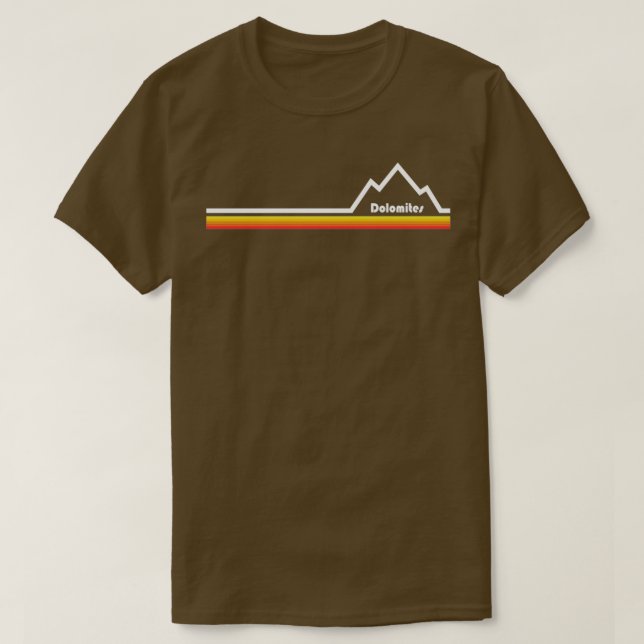 T-shirt Dolomites Italy (Design devant)