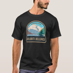 T-shirt Dolomiti Bellunesi Parc national Italie Vintage