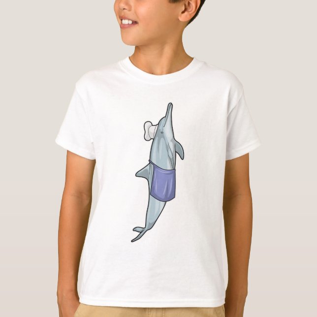 T-shirt Dolphin as Cook (Devant)
