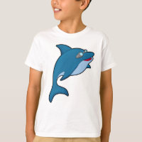 Dolphin at Swimming with Swimming goggles