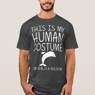 T-shirt Dolphin Easy Halloween Costume humain Beluga Poiss