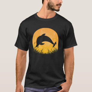 T-shirt Dolphin Easy Halloween tenue Beluga Fish Moon Cos
