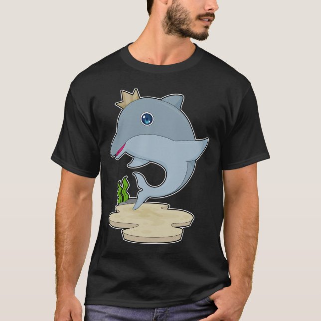T-shirt Dolphin King Crown (Devant)