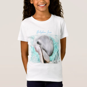 T-Shirt Dolphin Love Happy Dolphin Tee - shirt