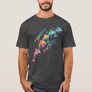 T-shirt Dolphin Lover Brigantine NJ Family Beach Vacances