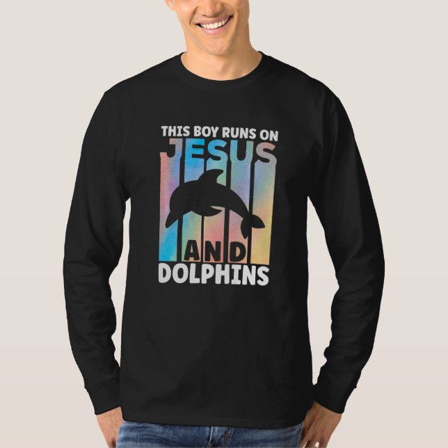 T-shirt Dolphin Outfit for Dolphin Lovers Apparel for Boys (Devant)