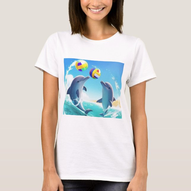 T-shirt Dolphins Océan (Devant)