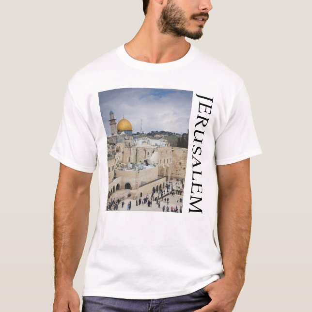 T-shirt Dôme du Rocher | Western Wall Plaza, Jérusalem (Devant)