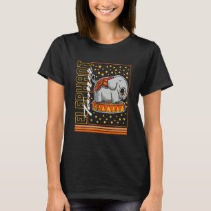 T-shirt Domeur d'éléphant de cirque Éléphant mignon  Perso