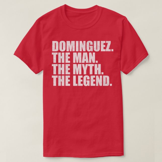 T-shirt DominguezDominguez Nom de famille Dominguez Nom de (Design devant)