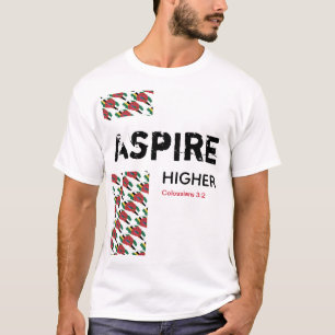 T-shirt Dominica ASPIRE Écriture chrétienne supérieure