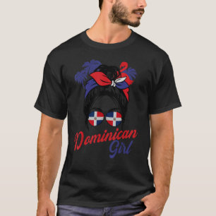 T-shirt Dominicana dominicaine fille de républica Dominica