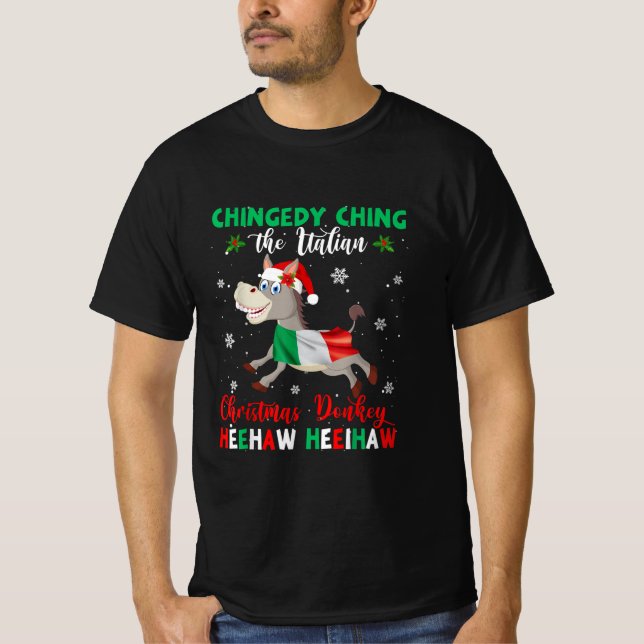 T-shirt Dominick L'âne de Noël L'âne italien (Devant)