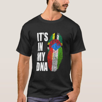 T-shirt Dominique Et Guinéenne Équatoriale Mélange D'ADN F