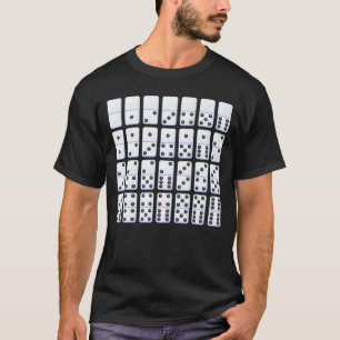 T-shirt Domino Pièces Full Set Dominoes Joueur ani