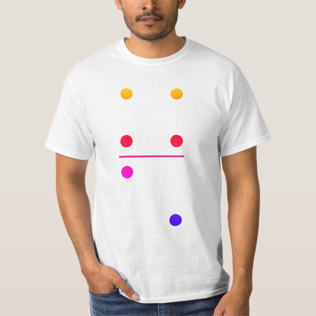 T-shirt Dominos Costume de groupe 4-3 (Devant)