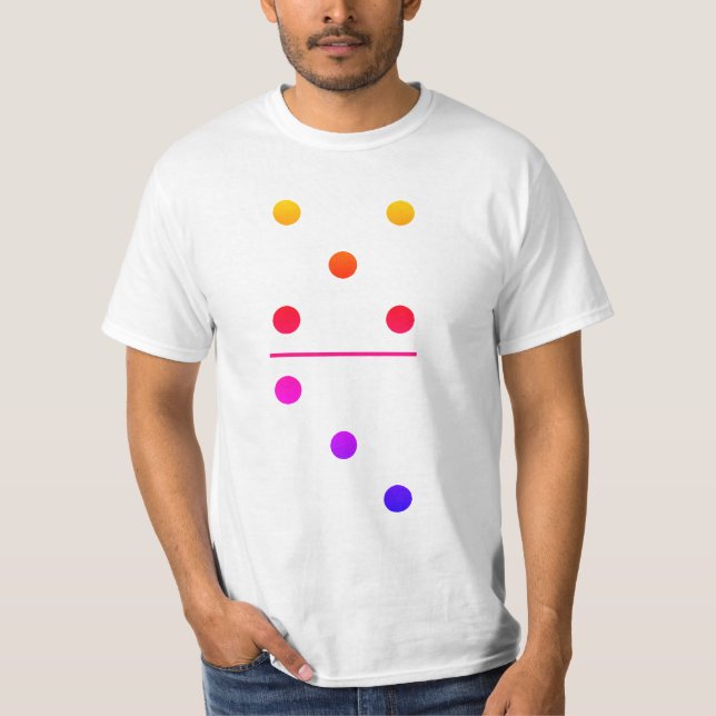 T-shirt Dominos Costume de groupe 5-3 (Devant)