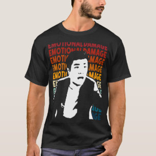 T-shirt dommage émotionnel Mème texte répéter asiatique ga