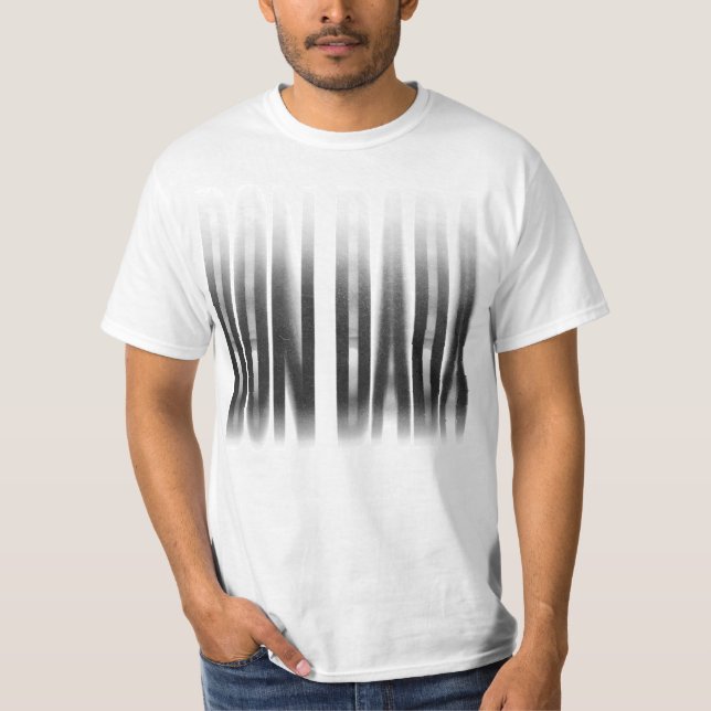 T-shirt Don Dada Blurred Effet Typographie Reggae (Devant)