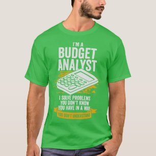 T-shirt Don D'Analyste De Budget