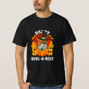 T-shirt Don de chien Cadeau D'Halloween Bulldog Pour Amo