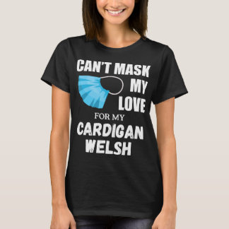 T-shirt Don de chien | Cant Masque Mon Amour Pour Cardigan