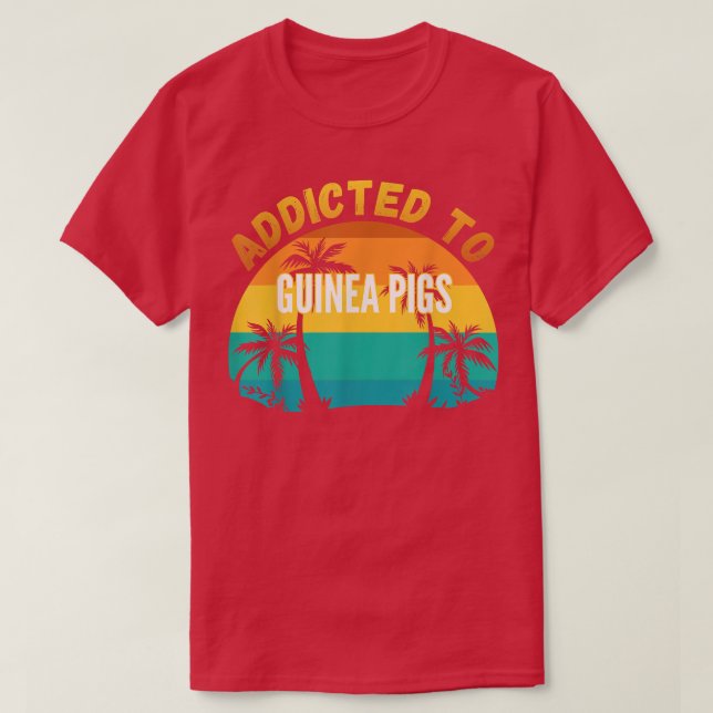 T-shirt Don de Cochons de Guinée, accro aux cochons de Gui (Design devant)