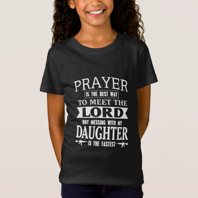 T-Shirt Don De Devis Pour Fille Amusante Pour Fille178 (Devant)
