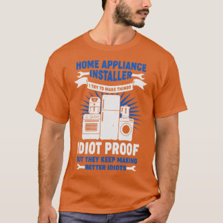 T-shirt Don de l'installateur de matériel domestique amusa