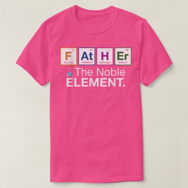 T-shirt Don d'élément père pour la science de la Fête des  (Design devant)